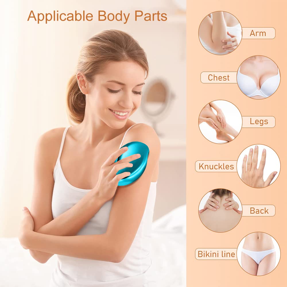 Nano Crystal Hair Remover Stone - Painless, Portable Hair Removal Tool