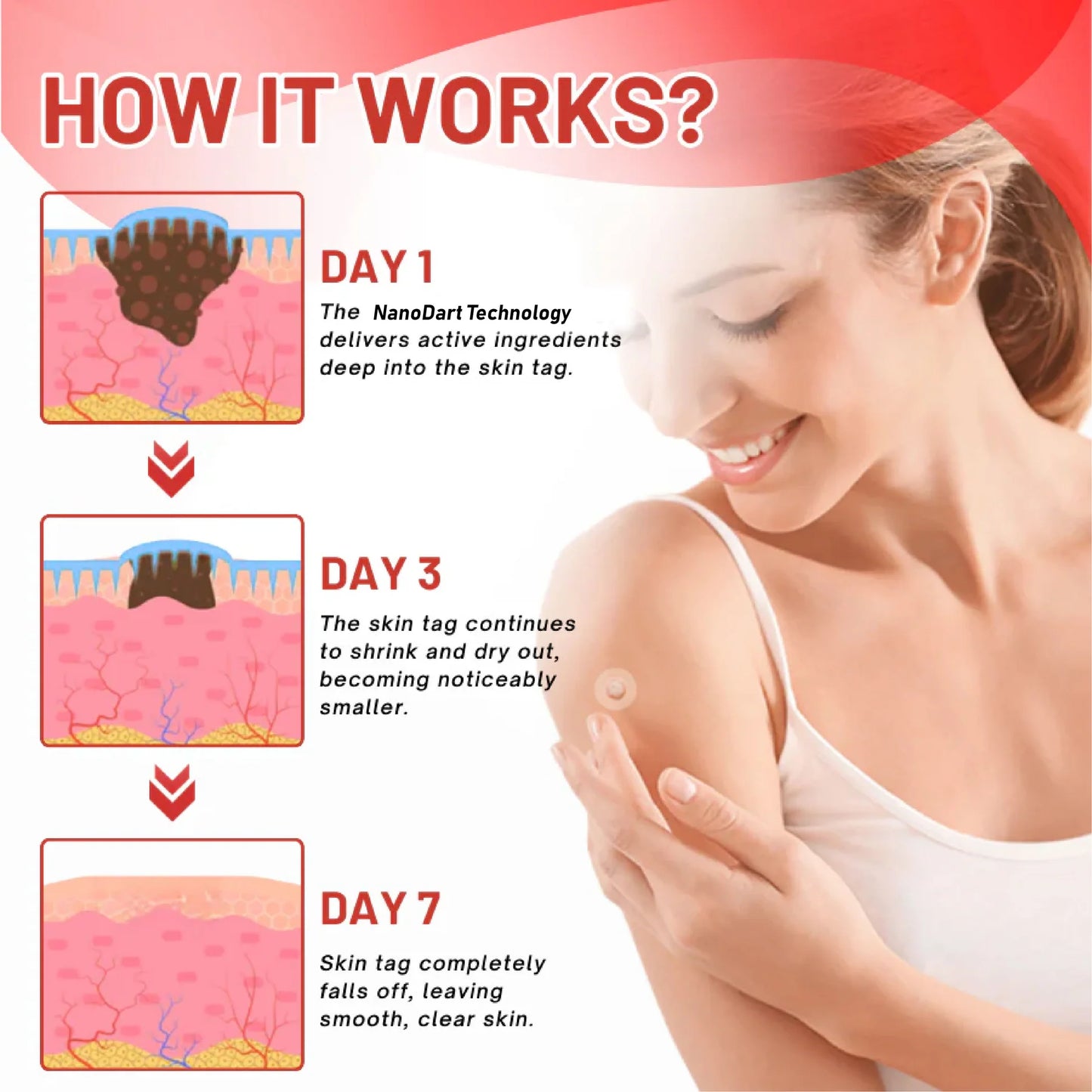 ✨ DermaSmooth™ Skin Tag Removal Patches | Safe, Painless & Fast-Acting Formula