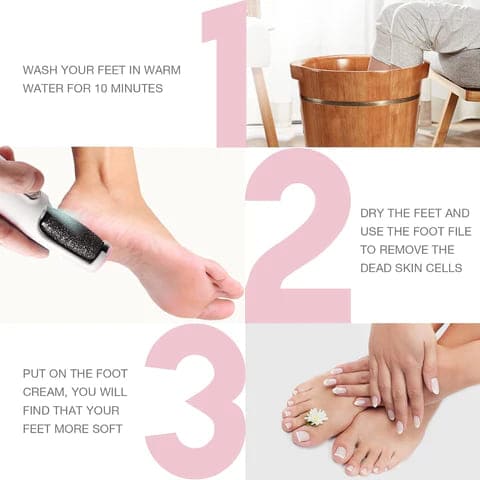 Flawless Pedi Electronic Tool File and Callus Remover