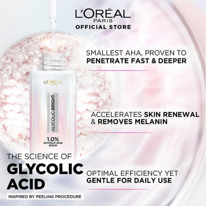 Loreal Paris Glycolic Bright Instant Glowing Face Serum – 30ml