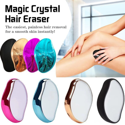 Nano Crystal Hair Remover Stone - Painless, Portable Hair Removal Tool