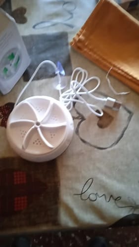 Portable Turbine Ultrasonic Washing Machine - (IMPORTED)